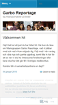 Mobile Screenshot of garboreportage.wordpress.com
