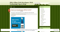 Desktop Screenshot of mitulmpatel.wordpress.com
