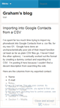 Mobile Screenshot of graham33.wordpress.com