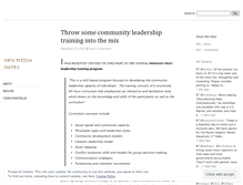 Tablet Screenshot of newmedianotes.wordpress.com