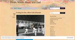 Desktop Screenshot of ethanandnolan.wordpress.com