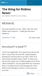 Mobile Screenshot of copybot77roblox.wordpress.com