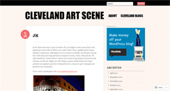 Desktop Screenshot of clevelandartscene.wordpress.com