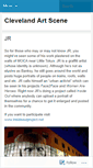 Mobile Screenshot of clevelandartscene.wordpress.com