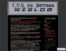 Tablet Screenshot of cogink.wordpress.com