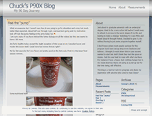 Tablet Screenshot of p90xchuck.wordpress.com