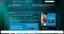 Desktop Screenshot of pegwright.wordpress.com