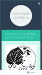Mobile Screenshot of ecolelestilleuls.wordpress.com