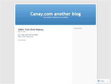 Tablet Screenshot of canaycom.wordpress.com