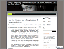 Tablet Screenshot of calloway.wordpress.com