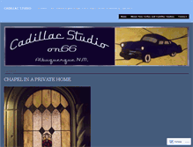 Tablet Screenshot of cadillacstudio.wordpress.com