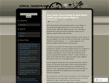 Tablet Screenshot of gunceltasarimlar.wordpress.com