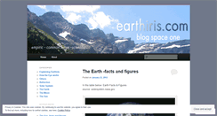 Desktop Screenshot of earthiris.wordpress.com