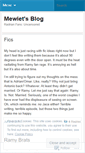 Mobile Screenshot of mewiet.wordpress.com