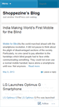 Mobile Screenshot of indiashoppezine.wordpress.com