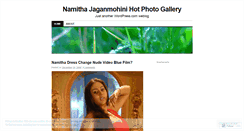 Desktop Screenshot of namithahot.wordpress.com