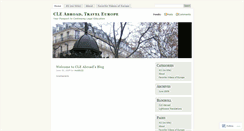 Desktop Screenshot of cleabroad.wordpress.com