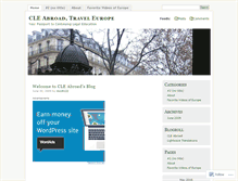 Tablet Screenshot of cleabroad.wordpress.com
