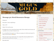 Tablet Screenshot of mugusgold.wordpress.com