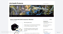 Desktop Screenshot of lifehealthproducts.wordpress.com