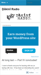 Mobile Screenshot of dakiniradio.wordpress.com