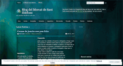 Desktop Screenshot of mercatsantildefons.wordpress.com