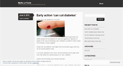 Desktop Screenshot of mythorfacts.wordpress.com