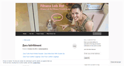 Desktop Screenshot of fitnesslabrat.wordpress.com