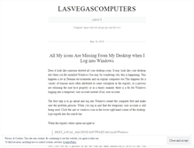 Tablet Screenshot of lasvegascomputers.wordpress.com
