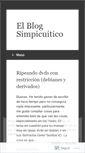 Mobile Screenshot of elsimpicuitico.wordpress.com