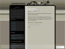 Tablet Screenshot of ecoa2010.wordpress.com