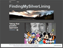 Tablet Screenshot of findingmysilverlining.wordpress.com