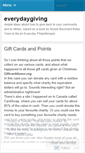 Mobile Screenshot of everydaygiving.wordpress.com