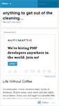 Mobile Screenshot of anythingtogetoutofthecleaning.wordpress.com