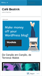 Mobile Screenshot of cafebeatnik.wordpress.com