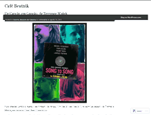 Tablet Screenshot of cafebeatnik.wordpress.com