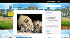 Desktop Screenshot of loveufriend.wordpress.com