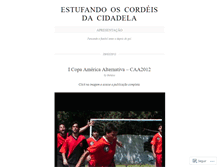 Tablet Screenshot of cordeisdacidadela.wordpress.com