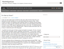 Tablet Screenshot of markhofgardlaw.wordpress.com