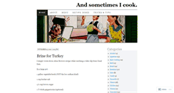 Desktop Screenshot of andsometimesicook.wordpress.com