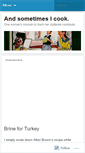 Mobile Screenshot of andsometimesicook.wordpress.com