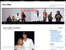 Tablet Screenshot of ilovebep.wordpress.com