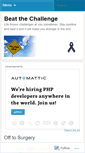 Mobile Screenshot of beatthechallenge.wordpress.com