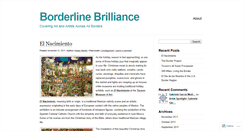 Desktop Screenshot of borderlinebrilliance.wordpress.com