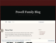 Tablet Screenshot of powellwow.wordpress.com