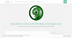 Desktop Screenshot of hearingvoicesnetworkanz.wordpress.com