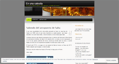 Desktop Screenshot of enunacalesita.wordpress.com