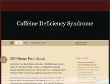 Tablet Screenshot of intravenouscoffee.wordpress.com