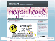 Tablet Screenshot of meganhearts.wordpress.com
