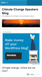 Mobile Screenshot of climatespeakers.wordpress.com